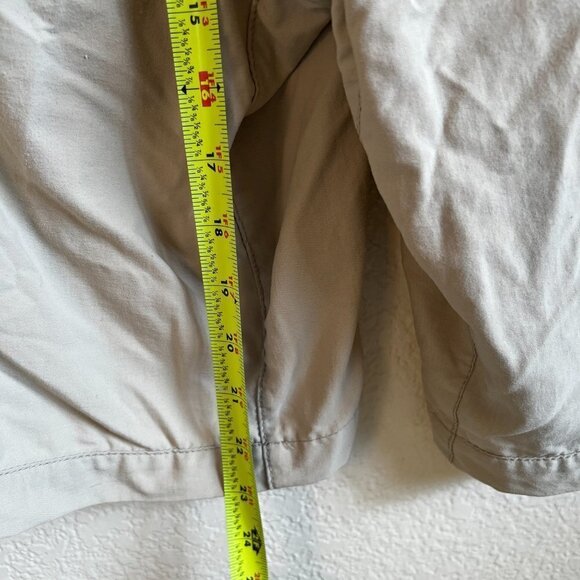 Columbia Titanium Cargo Zip Pockets Fishing Hiking Shorts Tan Mens Size 34 - Picture 8 of 9